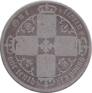 1873 FLORIN ( NF ) - FLORIN - Cambridgeshire Coins