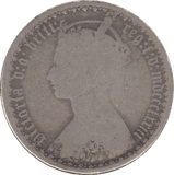 1873 FLORIN ( NF ) - FLORIN - Cambridgeshire Coins