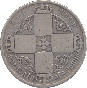 1873 FLORIN ( NF ) - FLORIN - Cambridgeshire Coins