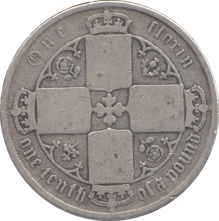 1873 FLORIN ( NF ) - FLORIN - Cambridgeshire Coins