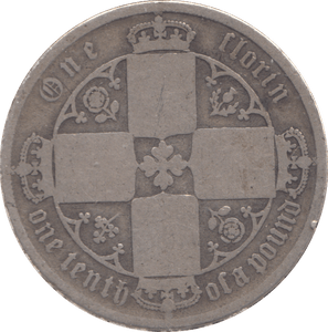 1873 FLORIN ( NF ) - FLORIN - Cambridgeshire Coins