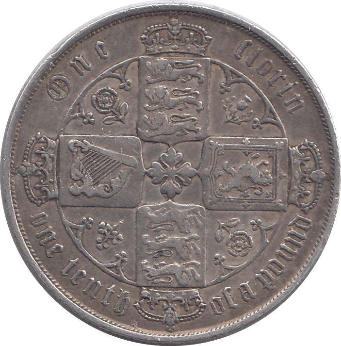 1873 FLORIN ( VF ) 4 - FLORIN - Cambridgeshire Coins