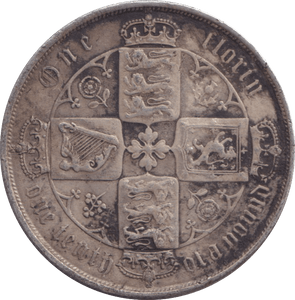 1873 FLORIN ( VF ) - FLORIN - Cambridgeshire Coins