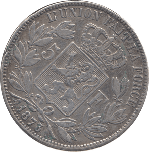 1873 FRANCE 5 FRANCS - WORLD COINS - Cambridgeshire Coins