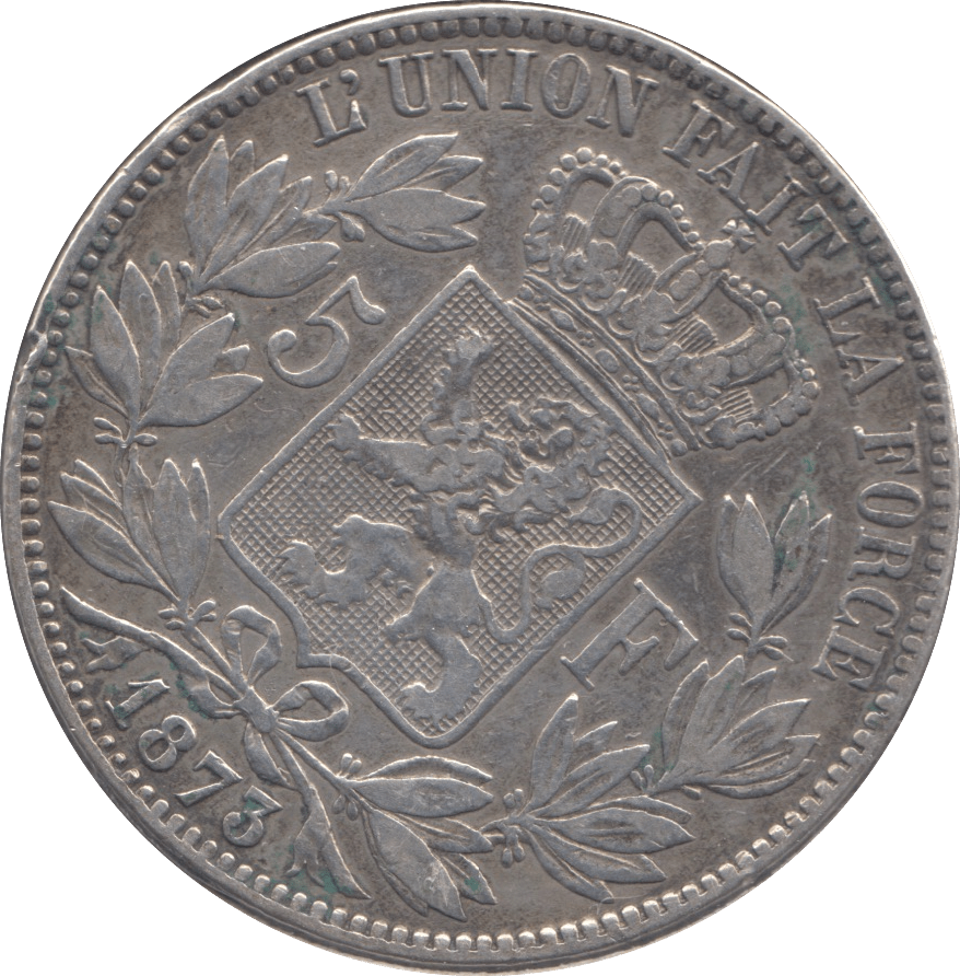 1873 FRANCE 5 FRANCS - WORLD COINS - Cambridgeshire Coins