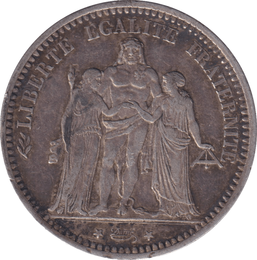 1873 FRANCE 5 FRANCS - WORLD COINS - Cambridgeshire Coins