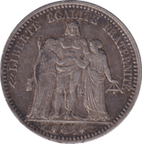 1873 FRANCE 5 FRANCS - WORLD COINS - Cambridgeshire Coins