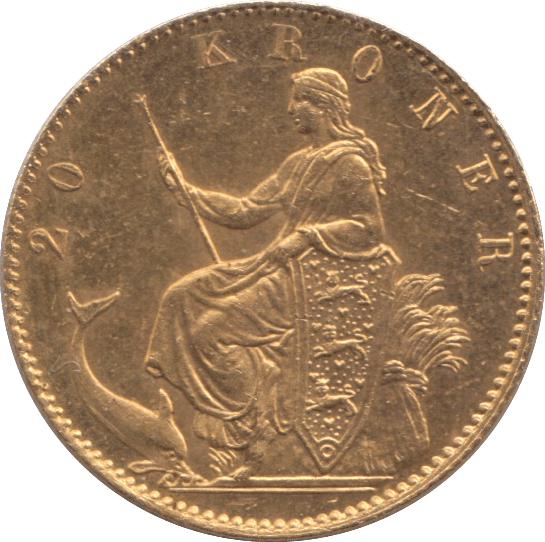 1873 GOLD 20 KRONER DENMARK - Gold World Coins - Cambridgeshire Coins