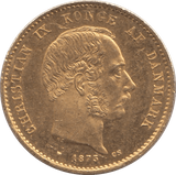1873 GOLD 20 KRONER DENMARK - Gold World Coins - Cambridgeshire Coins