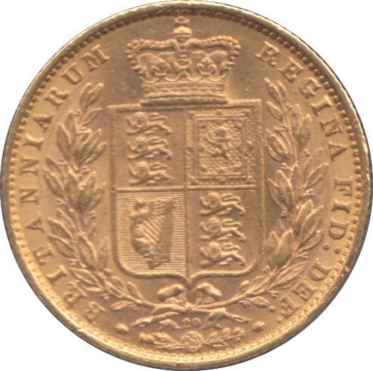 1873 GOLD SOVEREIGN ( AUNC ) DIE 20 - SOVEREIGN - Cambridgeshire Coins