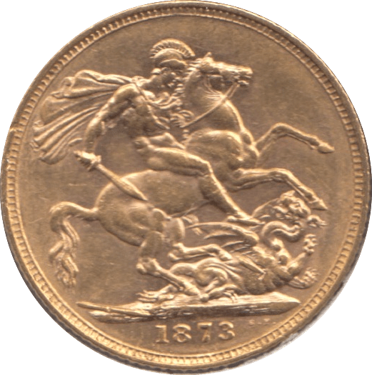1873 GOLD SOVEREIGN ( AUNC ) - SOVEREIGN - Cambridgeshire Coins