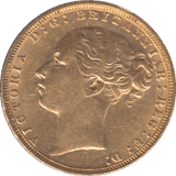 1873 GOLD SOVEREIGN ( AUNC ) - SOVEREIGN - Cambridgeshire Coins