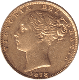 1873 GOLD SOVEREIGN ( EF ) SYDNEY MINT - SOVEREIGN - Cambridgeshire Coins