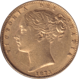 1873 GOLD SOVEREIGN ( GVF ) DIE 15 - SOVEREIGN - Cambridgeshire Coins