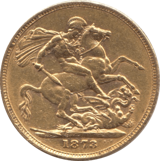 1873 GOLD SOVEREIGN ( VF ) - SOVEREIGN - Cambridgeshire Coins