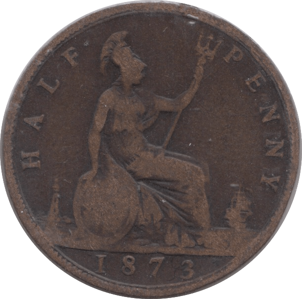 1873 HALFPENNY ( FINE ) - Halfpenny - Cambridgeshire Coins
