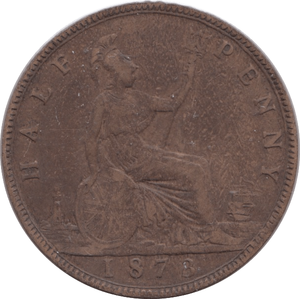 1873 HALFPENNY ( VF ) - Halfpenny - Cambridgeshire Coins