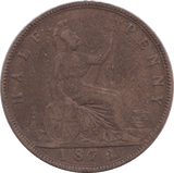 1873 HALFPENNY ( VF ) - Halfpenny - Cambridgeshire Coins