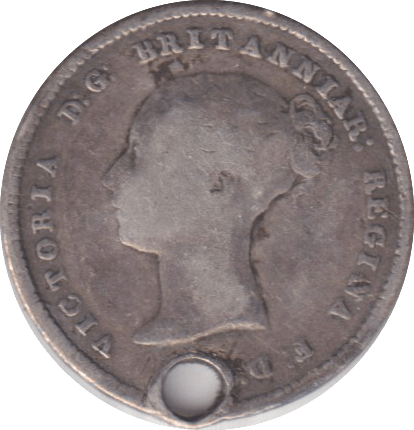 1873 HOLED MAUNDY FOURPENCE ( FAIR ) - MAUNDY FOURPENCE - Cambridgeshire Coins