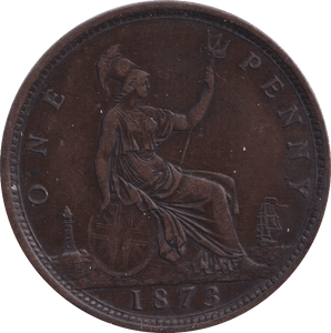 1873 PENNY ( EF ) - PENNY - Cambridgeshire Coins