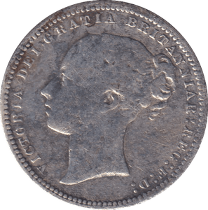 1873 SHILLING ( FINE ) 4 - SHILLING - Cambridgeshire Coins