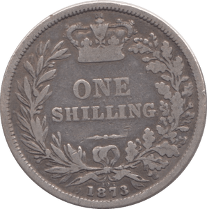 1873 SHILLING ( FINE ) DIE 105 - Shilling - Cambridgeshire Coins