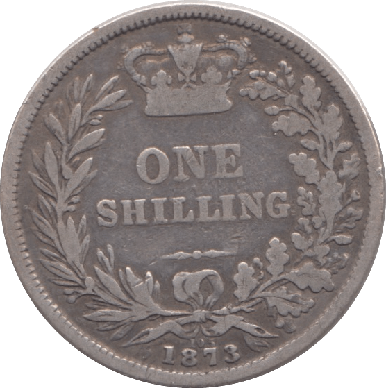1873 SHILLING ( FINE ) DIE 105 - Shilling - Cambridgeshire Coins