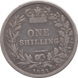 1873 SHILLING ( FINE ) DIE 105 - Shilling - Cambridgeshire Coins