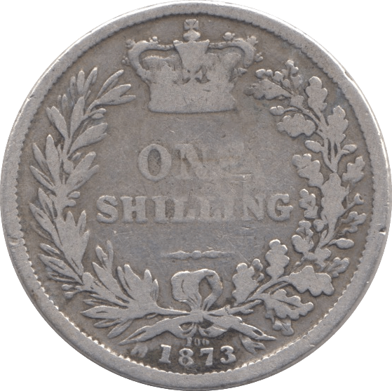 1873 SHILLING ( FINE ) DIE 106 - Shilling - Cambridgeshire Coins