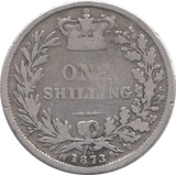 1873 SHILLING ( FINE ) DIE 106 - Shilling - Cambridgeshire Coins