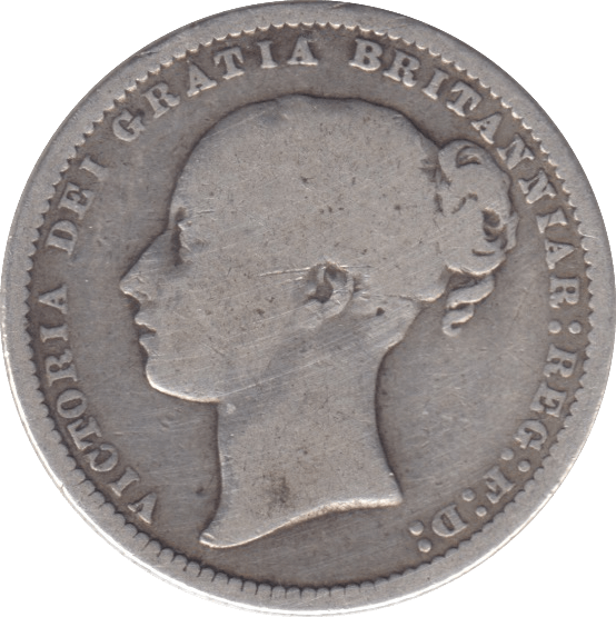 1873 SHILLING ( FINE ) DIE 106 - Shilling - Cambridgeshire Coins