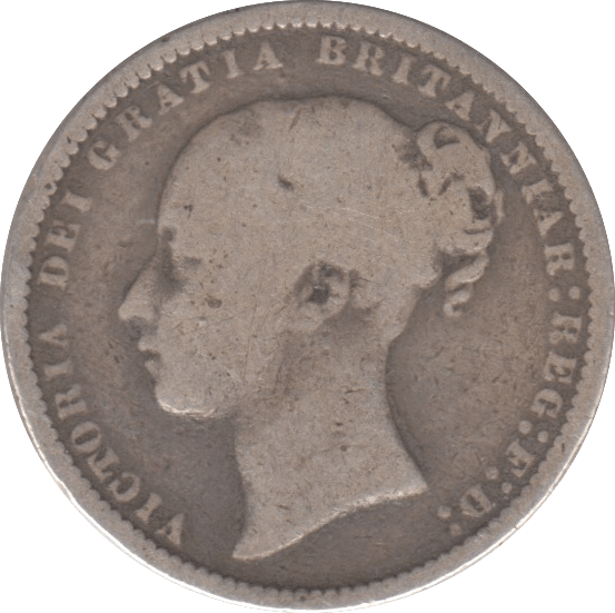 1873 SHILLING ( FINE ) DIE 84 - Shilling - Cambridgeshire Coins