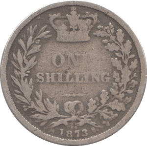 1873 SHILLING ( FINE ) DIE 84 - Shilling - Cambridgeshire Coins