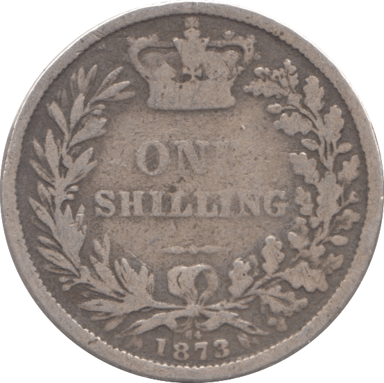 1873 SHILLING ( FINE ) DIE 84 - Shilling - Cambridgeshire Coins