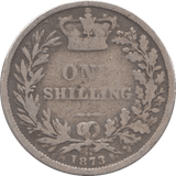1873 SHILLING ( FINE ) DIE 84 - Shilling - Cambridgeshire Coins