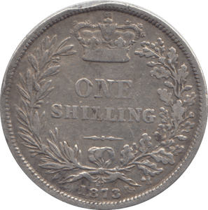 1873 SHILLING ( FINE ) - SHILLING - Cambridgeshire Coins