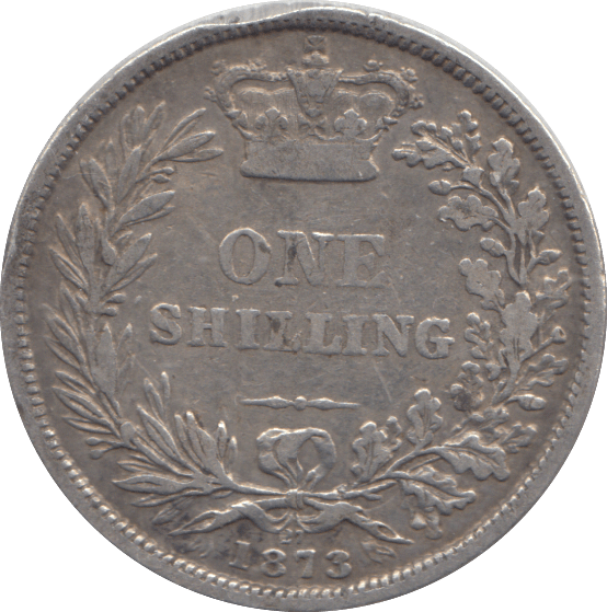 1873 SHILLING ( FINE ) - SHILLING - Cambridgeshire Coins