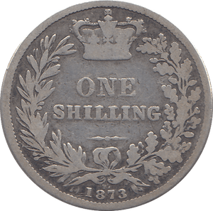 1873 SHILLING ( FINE ) - SHILLING - Cambridgeshire Coins