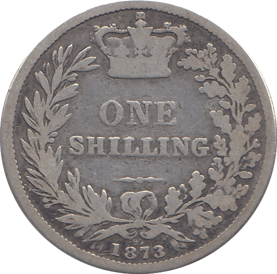 1873 SHILLING ( FINE ) - SHILLING - Cambridgeshire Coins