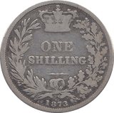 1873 SHILLING ( FINE ) - SHILLING - Cambridgeshire Coins