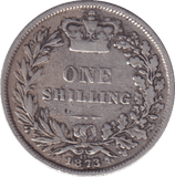 1873 SHILLING (GF) DIE 135 - SHILLING - Cambridgeshire Coins