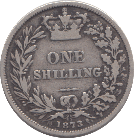 1873 SHILLING ( GF ) - SHILLING - Cambridgeshire Coins