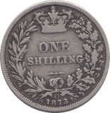 1873 SHILLING ( GF ) - SHILLING - Cambridgeshire Coins