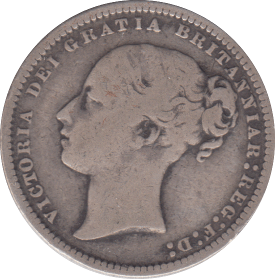 1873 SHILLING ( GF ) - SHILLING - Cambridgeshire Coins