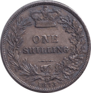 1873 SHILLING ( GVF ) - SHILLING - Cambridgeshire Coins