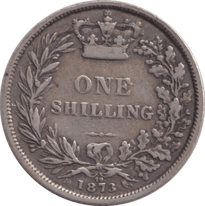 1873 SHILLING ( NF ) - SHILLING - Cambridgeshire Coins