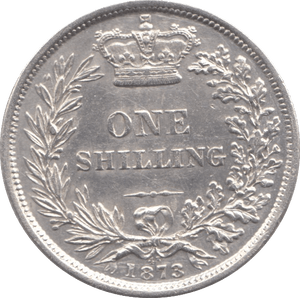 1873 SHILLING (UNC ) DIE 35 - SHILLING - Cambridgeshire Coins