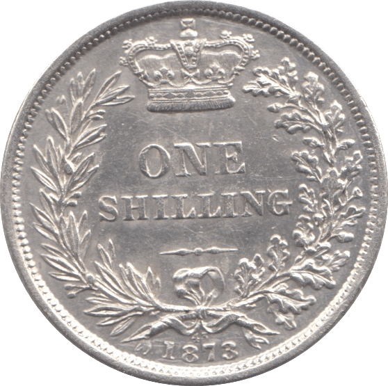 1873 SHILLING (UNC ) DIE 35 - SHILLING - Cambridgeshire Coins