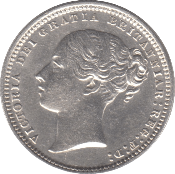 1873 SHILLING (UNC ) DIE 35 - SHILLING - Cambridgeshire Coins