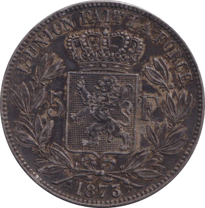 1873 SILVER FIVE FRANCS FRANCE 1 - SILVER WORLD COINS - Cambridgeshire Coins